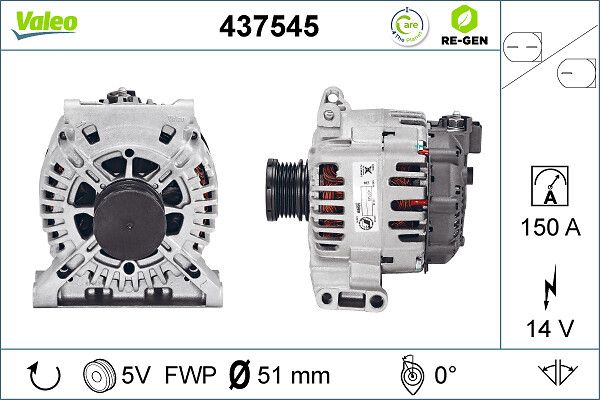 Alternator VALEO 437545