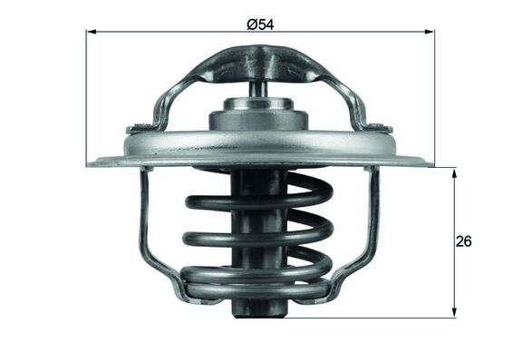 Termostat, płyn chłodzący MAHLE TX11187D