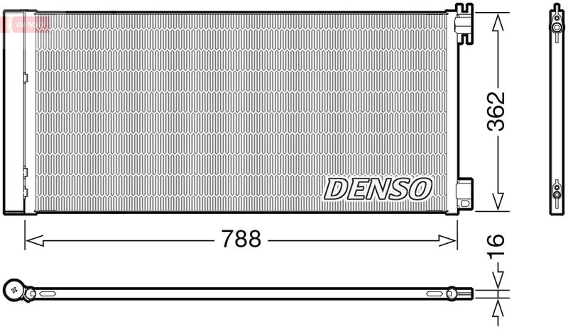 Skraplacz, klimatyzacja Denso DCN23042