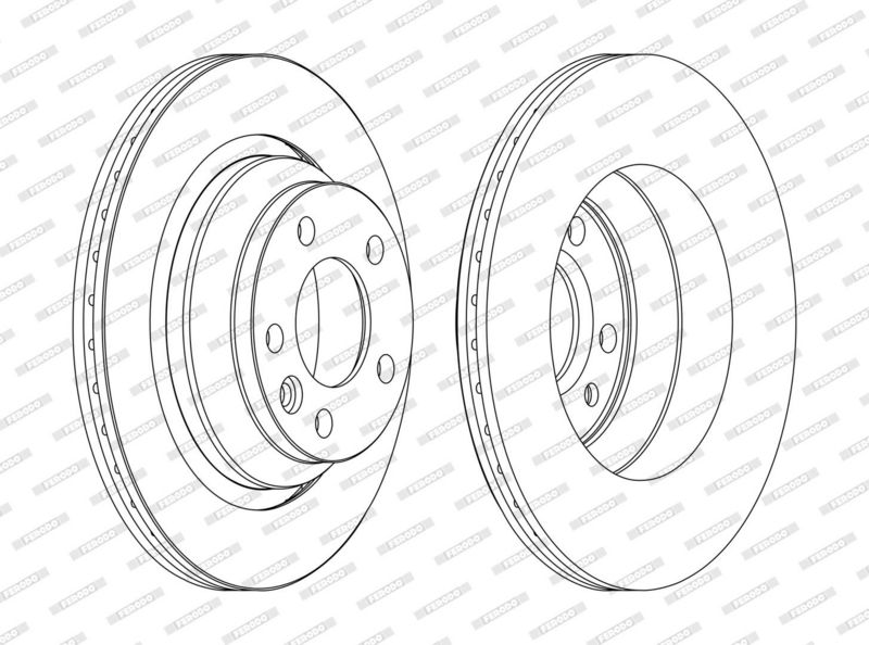 Tarcza hamulcowa FERODO DDF1698C