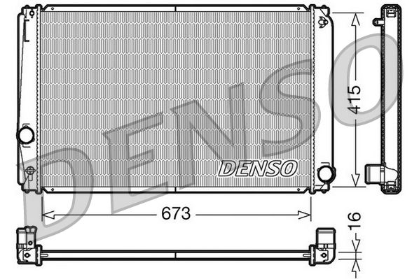 Chłodnica, układ chłodzenia silnika DENSO DRM50051