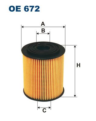 Filtr oleju FILTRON oe 672
