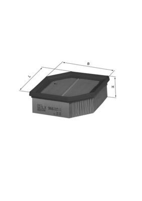 Filtr powietrza MAHLE LX966