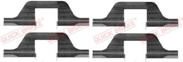 Zestaw akcesoriów, klocki hamulcowe QUICK BRAKE 109-1263