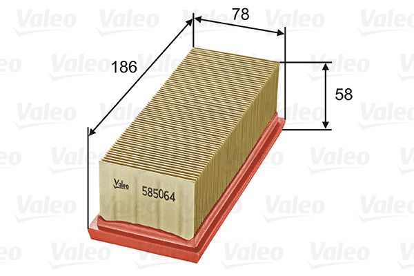 Filtr powietrza VALEO 585064