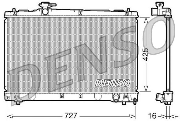 Chłodnica, układ chłodzenia silnika DENSO DRM50034