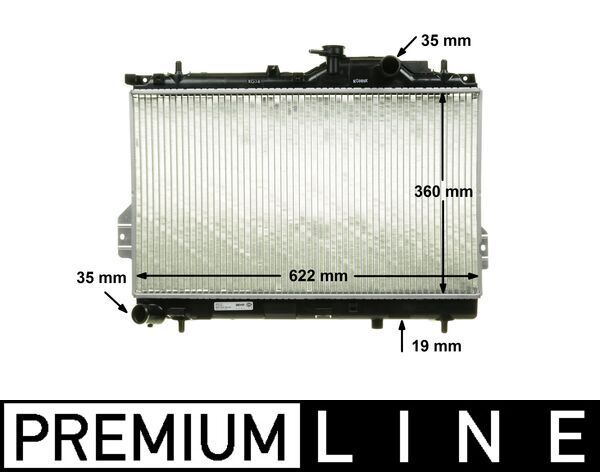 Chłodnica, układ chłodzenia silnika MAHLE cr 1294 000p
