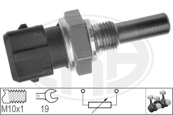Czujnik, temperatura płynu chłodzącego ERA 330136