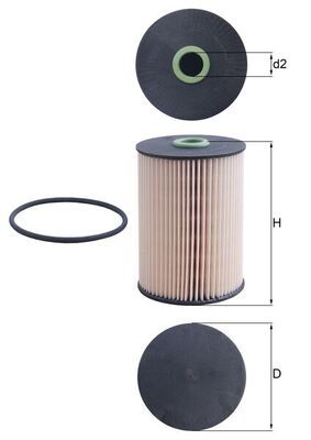 Filtr paliwa MAHLE KX228D