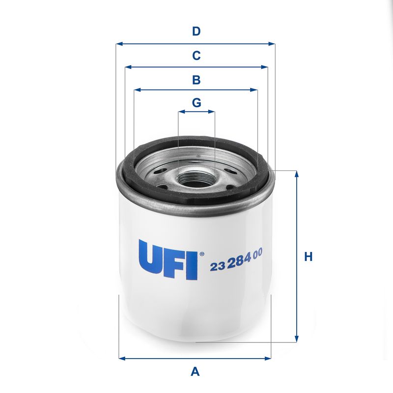Filtr oleju UFI 23.284.00
