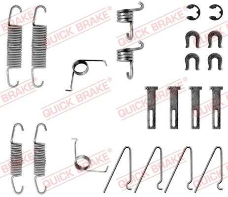 Zestaw akcesoriów, szczęki hamulcowe QUICK BRAKE 105-0703
