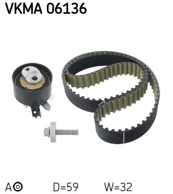 Zestaw paska rozrządu SKF VKMA 06136