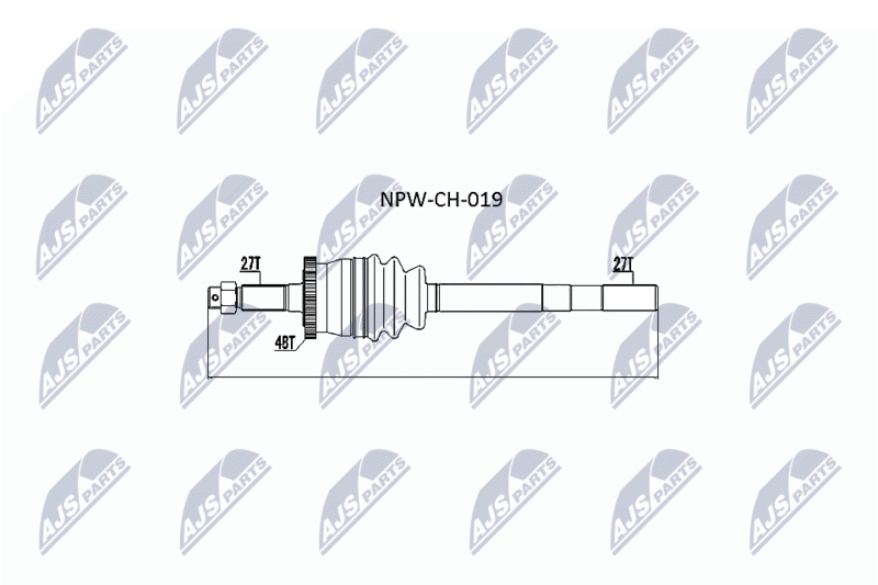 Wał napędowy NTY NPW-CH-019