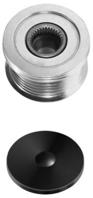 Alternator - sprzęgło jednokierunkowe HELLA 9xu 358 038-521