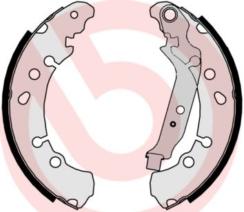 Zestaw szczęk hamulcowych BREMBO S 83 513