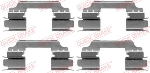Zestaw akcesoriów, klocki hamulcowe QUICK BRAKE 109-1649
