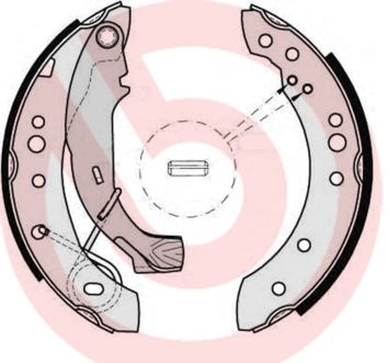 Zestaw szczęk hamulcowych BREMBO S 61 526