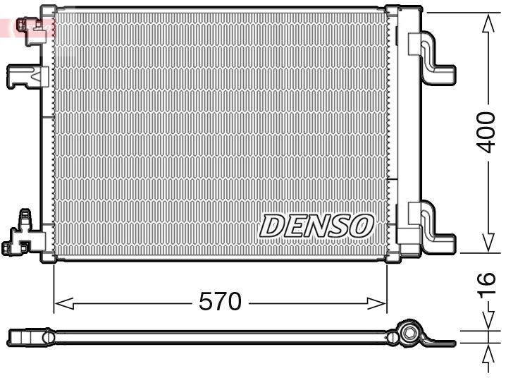 Skraplacz, klimatyzacja DENSO DCN20001