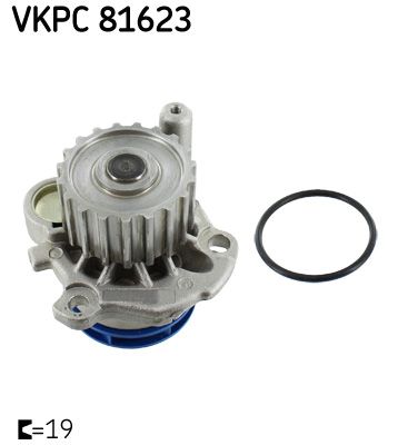 Pompa wody, chłodzenie silnika SKF VKPC 81623