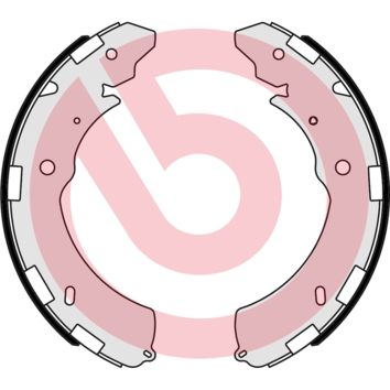 Zestaw szczęk hamulcowych BREMBO S 54 523