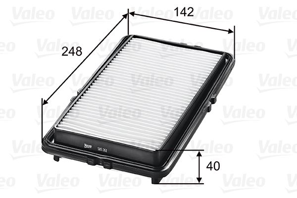Filtr powietrza VALEO 585261