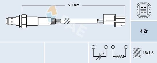 Sonda lambda FAE 77292