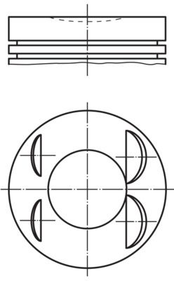 Tłok MAHLE 021 pi 00127 000