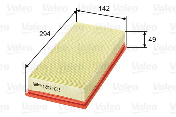 Filtr powietrza VALEO 585333
