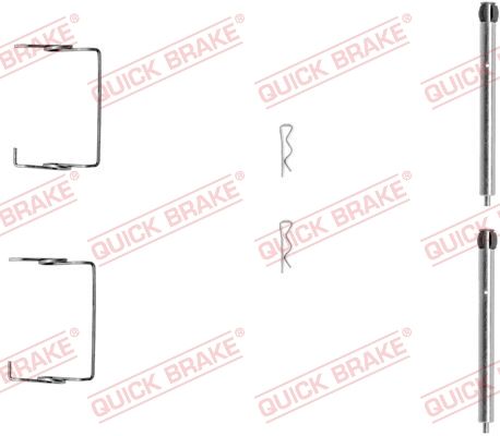 Zestaw akcesoriów, klocki hamulcowe QUICK BRAKE 109-1267