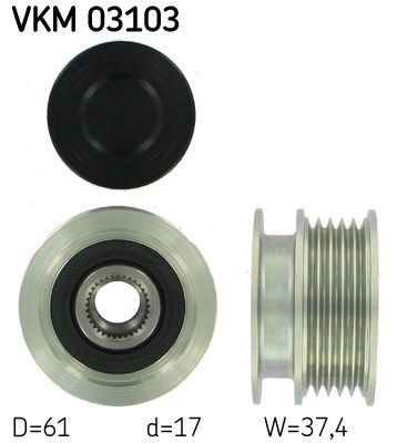 Alternator - sprzęgło jednokierunkowe SKF VKM03103