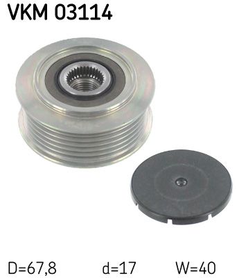 Alternator - sprzęgło jednokierunkowe SKF VKM03114