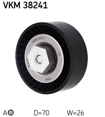 Rolka napinacza, pasek klinowy wielorowkowy SKF VKM 38241