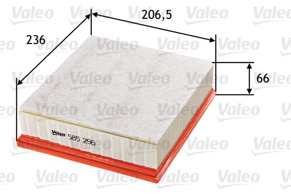 Filtr powietrza VALEO 585296