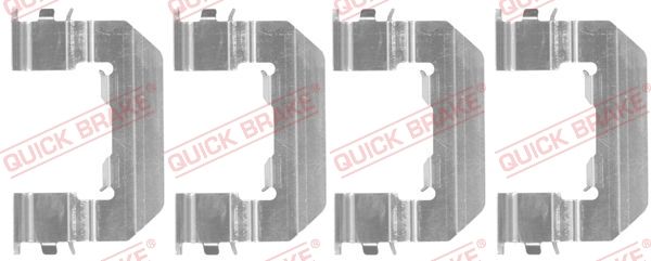 Zestaw akcesoriów, klocki hamulcowe QUICK BRAKE 109-1824