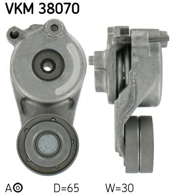 Rolka napinacza, pasek klinowy wielorowkowy SKF VKM 38070