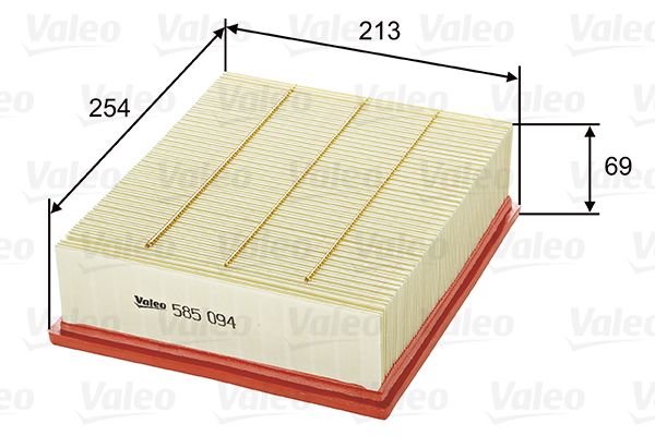 Filtr powietrza VALEO 585094
