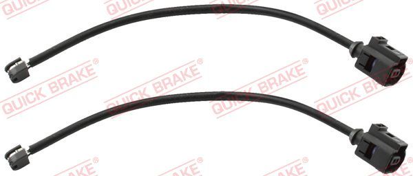 Styk ostrzegawczy, zużycie okładzin hamulcowych QUICK BRAKE WS 0363 A