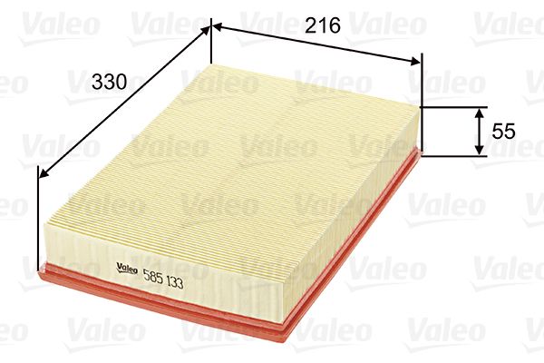 Filtr powietrza VALEO 585133
