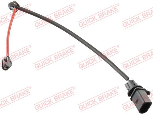 Styk ostrzegawczy, zużycie okładzin hamulcowych QUICK BRAKE WS 0357 A