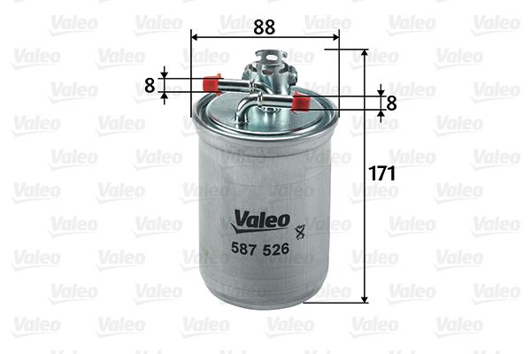 Filtr paliwa VALEO 587526