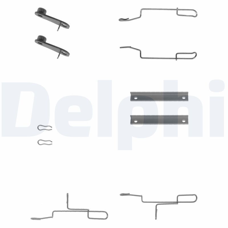 Zestaw akcesoriów, klocki hamulcowe DELPHI LX0168