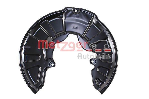 Panel rozbryzgiwujący, tarcza hamulcowa METZGER 6115491