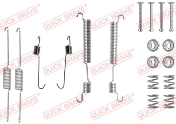 Zestaw akcesoriów, szczęki hamulcowe QUICK BRAKE 105-0822