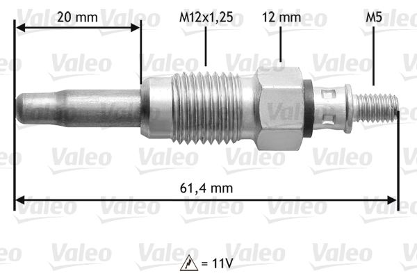 Świeca żarowa VALEO 345108