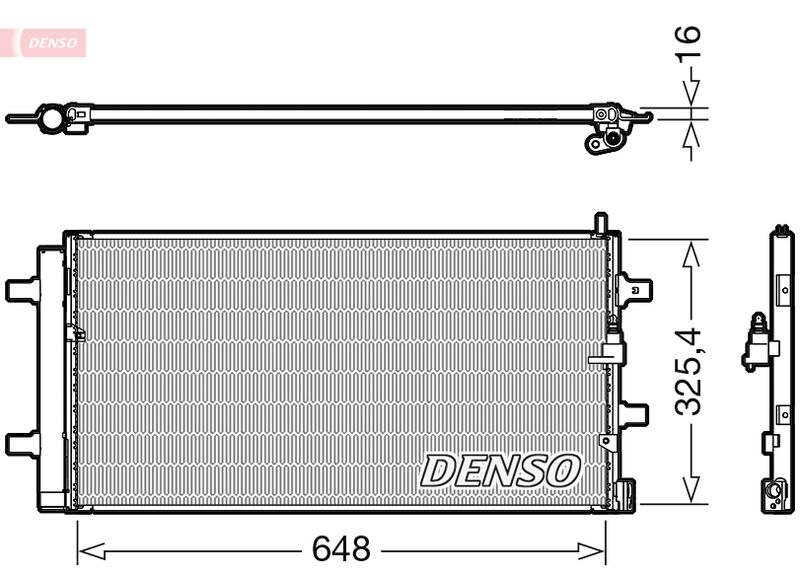 Skraplacz, klimatyzacja Denso DCN02040