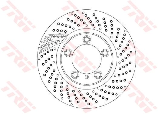 Tarcza hamulcowa TRW DF6541S