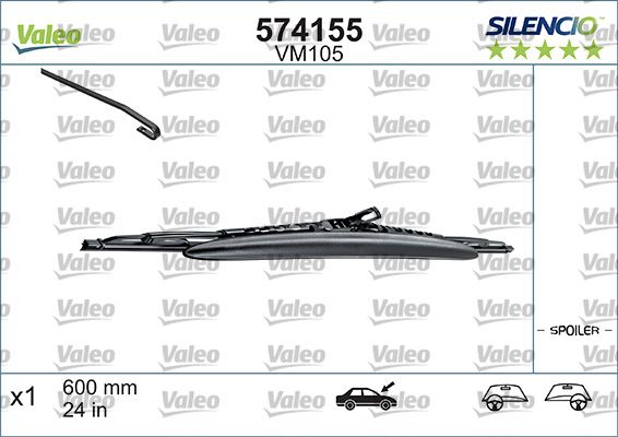 Pióro wycieraczki VALEO 574155
