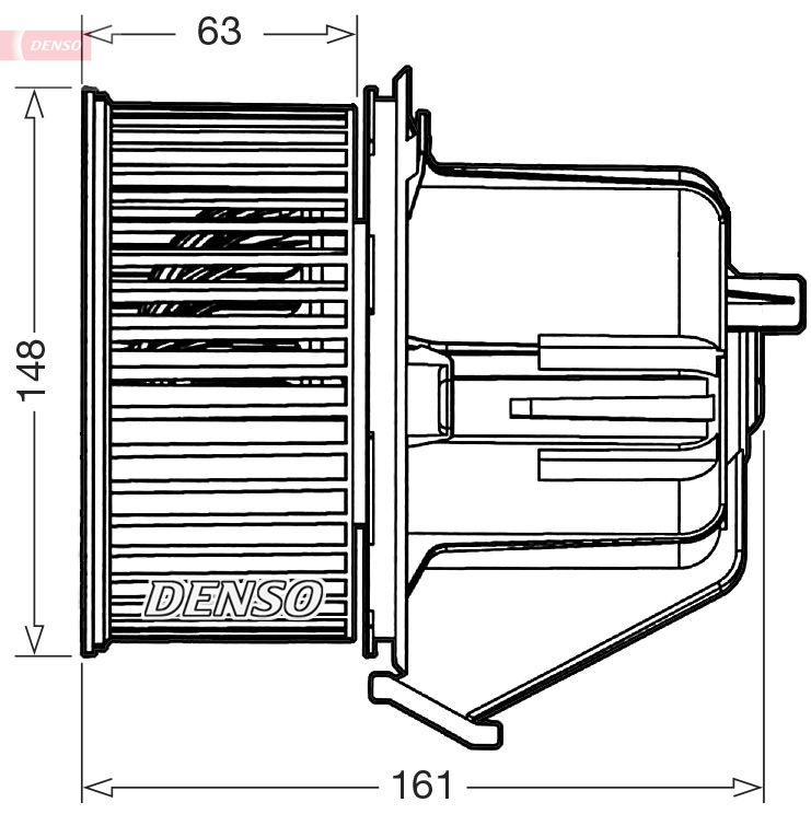 Wentylator wewnętrzny Denso DEA07027
