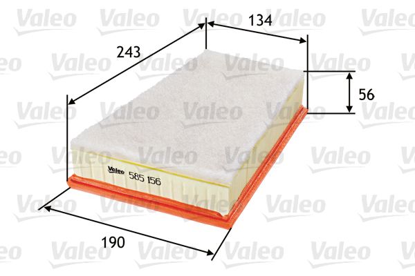Filtr powietrza VALEO 585156