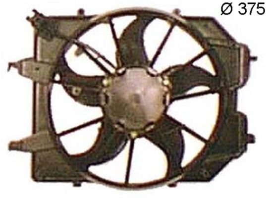 Wentylator, chłodzenie silnika MAHLE cff 374 000s